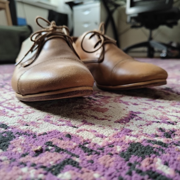 Handmade, ethical-made Peruvian Oxford-style leather shoes - Picture 7 of 8